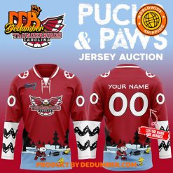 Carolina Thunderbirds x Pucks and Paws 2025 Hockey Jersey