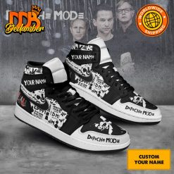 Depeche Mode Band Black Customized Air Jordan 1