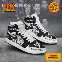 Depeche Mode Band Black Customized Air Jordan 1