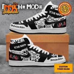 Depeche Mode Band Black Customized Air Jordan 1