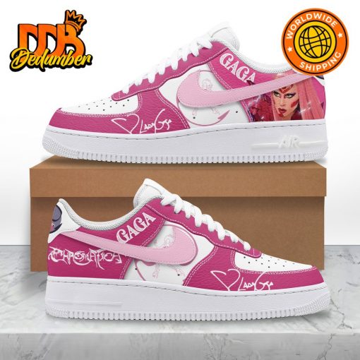 Lady Gaga 2024 Pink Nike Air Force 1