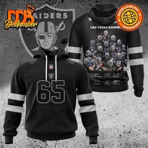 Las Vegas Raiders NFL 65th Season Anniversary Hoodie