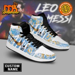 Lionel Messi GOAT Custom Name Nike Air Jordan 1