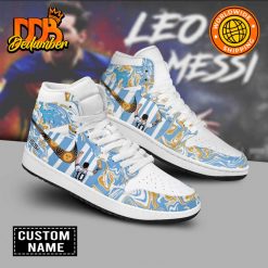 Lionel Messi GOAT Custom Name Nike Air Jordan 1