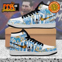 Lionel Messi GOAT Custom Name Nike Air Jordan 1