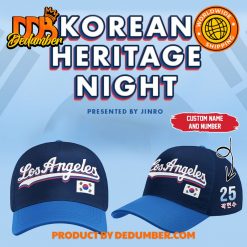 Los Angeles Dodgers MLB 2025 Korean Heritage Night Cap