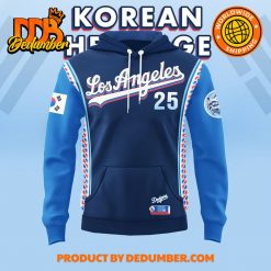 Los Angeles Dodgers MLB 2025 Korean Heritage Night Hoodie