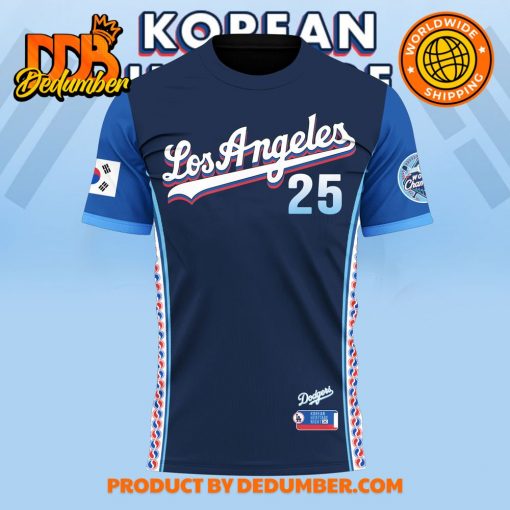 Los Angeles Dodgers MLB 2025 “Korean Heritage Night” Shirt