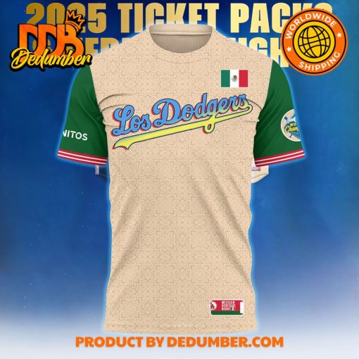 Los Angeles Dodgers MLB 2025 “Mexican Heritage Night” Shirt