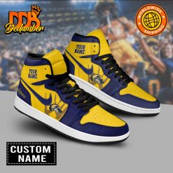 Michigan Wolverines Football Custom Name Nike Air Jordan 1