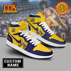 Michigan Wolverines Football Custom Name Nike Air Jordan 1