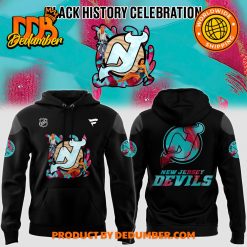 New Jersey Devils Black History Month Hoodie Cap