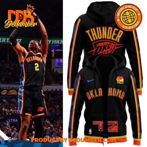 Oklahoma City Thunder Nike City Edition Swingman Zip Hoodie 2024