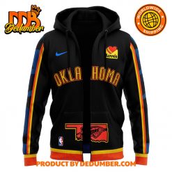 Oklahoma City Thunder Nike City Edition Swingman Zip Hoodie 2024