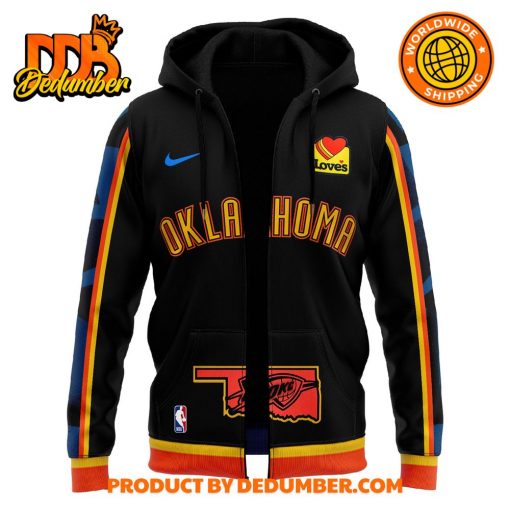 Oklahoma City Thunder Nike City Edition Swingman Zip Hoodie 2024