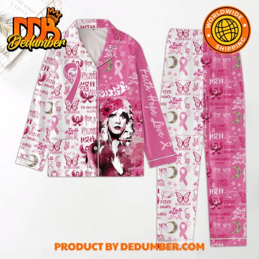 Stevie Nicks Pink White Limited Edition Pajamas Set