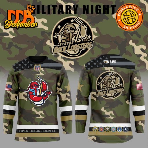 Athens Rock Lobsters Military Night Hockey Jersey 2025