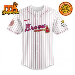 Atlanta Braves x Hello Kitty Night Game Baseball Jersey