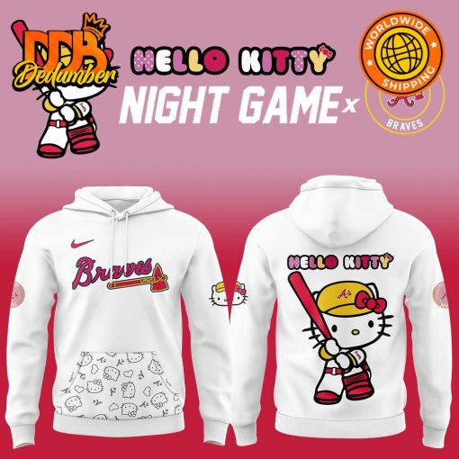 Atlanta Braves x Hello Kitty Night Game Hoodie Set