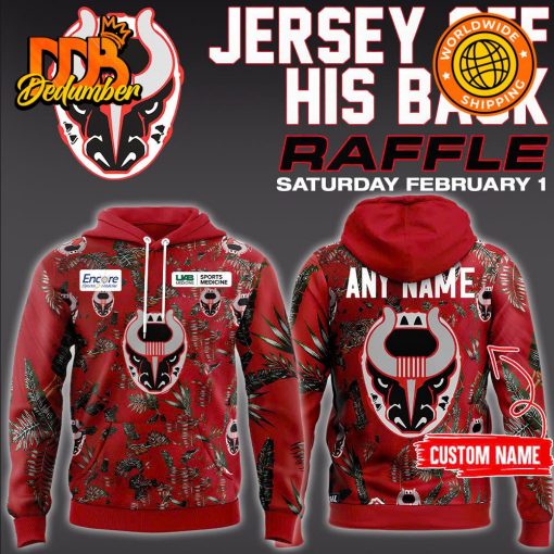 Birmingham Bulls Jersey Off His Back Raffle Hoodie