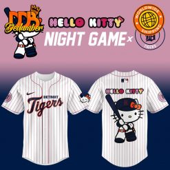 Detroit Tigers x Hello Kitty Night Game Baseball Jersey