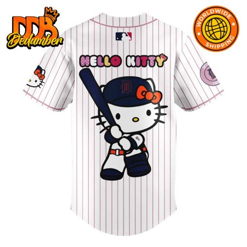 Detroit Tigers x Hello Kitty Night Game Baseball Jersey