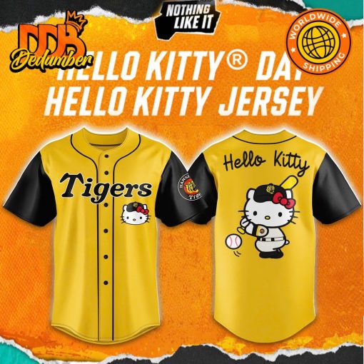 Hanshin Tigers x Hello Kitty Day Night Baseball Jersey