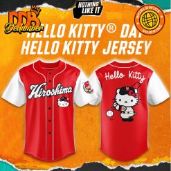 Hiroshima Carp x Hello Kitty Day Night Baseball Jersey