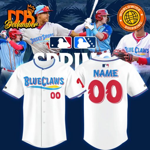 Jersey Shore BlueClaws Spring Breakout 2025 Baseball Jersey