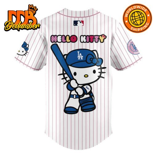 Los Angeles Dodgers x Hello Kitty Night 2025 Baseball Jersey