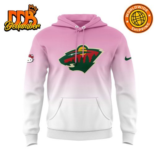 Minnesota Wild x Hello Kitty Night Game 2025 Hoodie Set