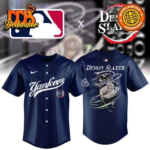 New York Yankees x Demon Slayer Nike 2025 Jersey