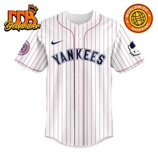 New York Yankees x Hello Kitty Night 2025 Baseball Jersey