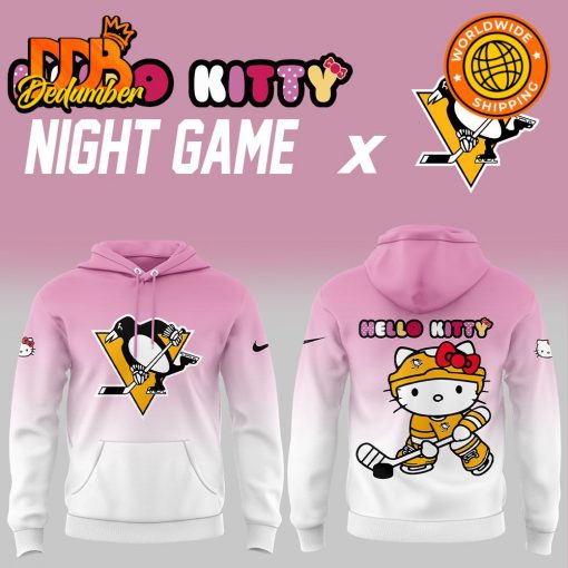 Pittsburgh Penguins x Hello Kitty Night Game 2025 Hoodie Set