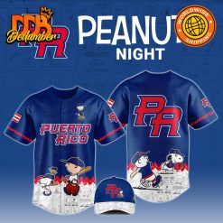 Puerto Rico Baseball x Peanuts Night Game Baseball Jersey