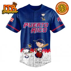 Puerto Rico Baseball x Peanuts Night Game Baseball Jersey