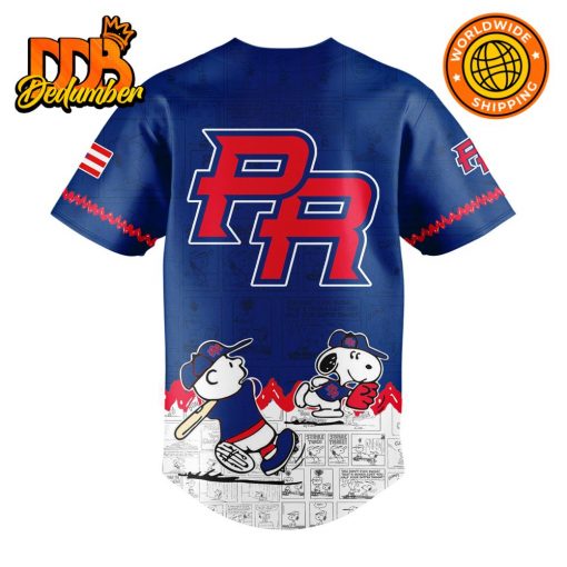 Puerto Rico Baseball x Peanuts Night Game Baseball Jersey