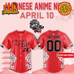 Rocket City Trash Pandas “Japanese Anime Night” Baseball Jersey