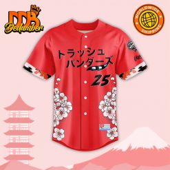 Rocket City Trash Pandas “Japanese Anime Night” Baseball Jersey