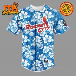 Rocket City Trash Pandas x Margaritaville Night Baseball Jersey