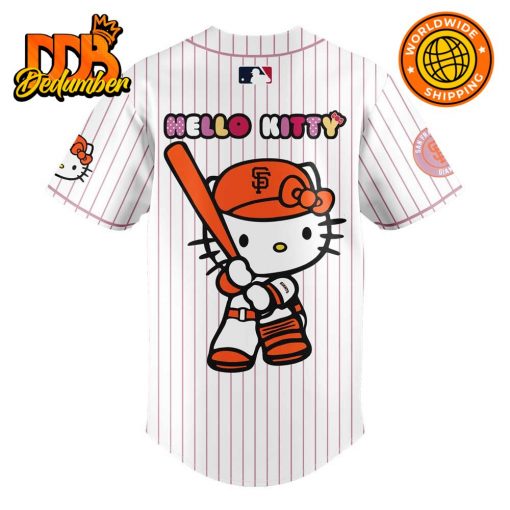 San Francisco Giants x Hello Kitty Night 2025 Baseball Jersey