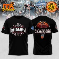 South Carolina Gamecocks 2025 Conference Tournament Champions Shirt