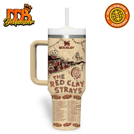 The Red Clay Strays 2025 Tour Nike Stanley Tumbler