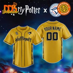 Toronto Blue Jays MLB x Harry Potter Hufflepuff Baseball Jersey