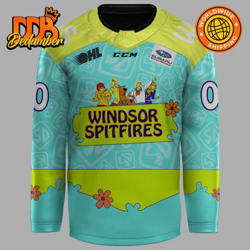 Windsor Spitfires Scooby Dooby Doo Hockey Jersey