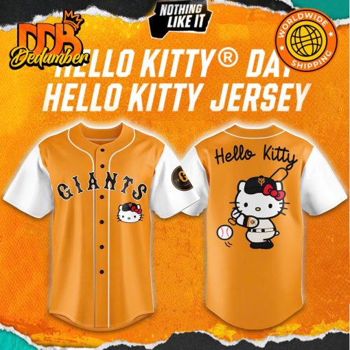 Yomiuri Giants x Hello Kitty Day Night Baseball Jersey